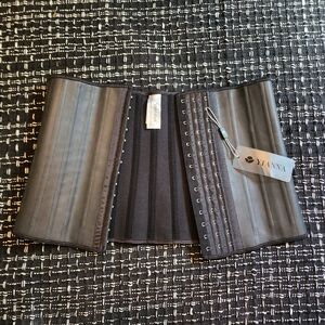 NEW Black YIANNA Waist Trainer Short Torso Shapewear Size L